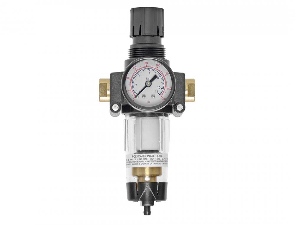 5 Micron Filter Regulator 15 to 125 PSI 1/4 (F) NPT S50