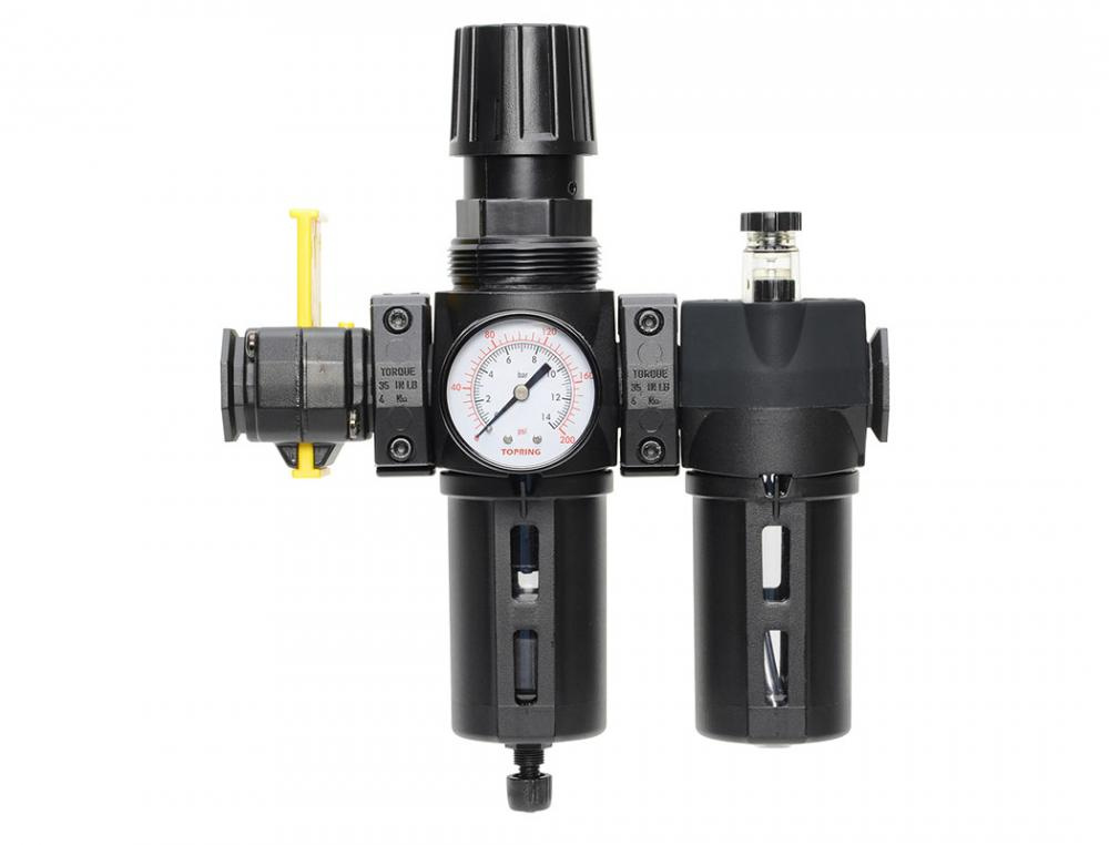 5 Micron FRL Unit 30 to 125 PSI 1/4 (F) NPT With Shut-off Valve S50
