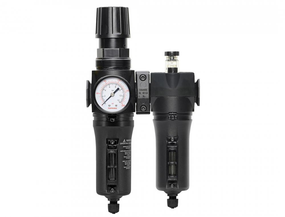 5 Micron FRL Unit 30 to 125 PSI 1/2 (F) NPT With Shut-off Valve S50