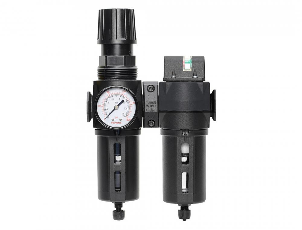 5 Micron Filter Regulator 0 to 125 PSI and 0.01 Micron Coalescing Filter 1/2 (F) NPT S50