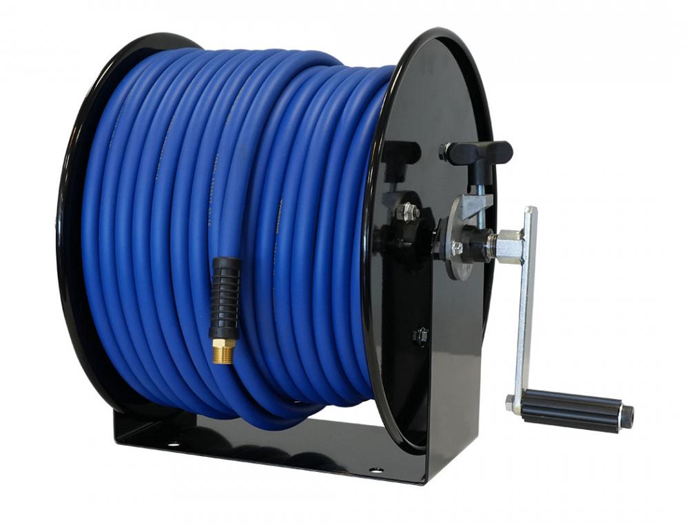 Manual Hose Reel With 3/8 I.D. 200 ft. Polymer Hose