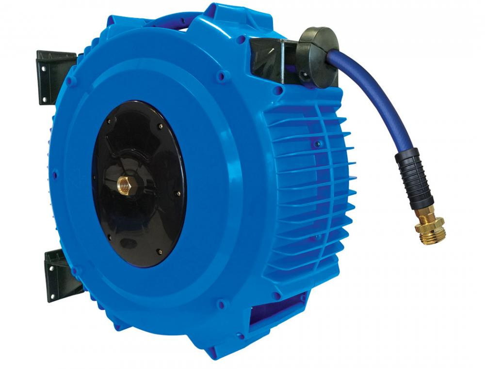 Water Hose Reel With 1/2 I.D. 50 ft. Polymer Hose