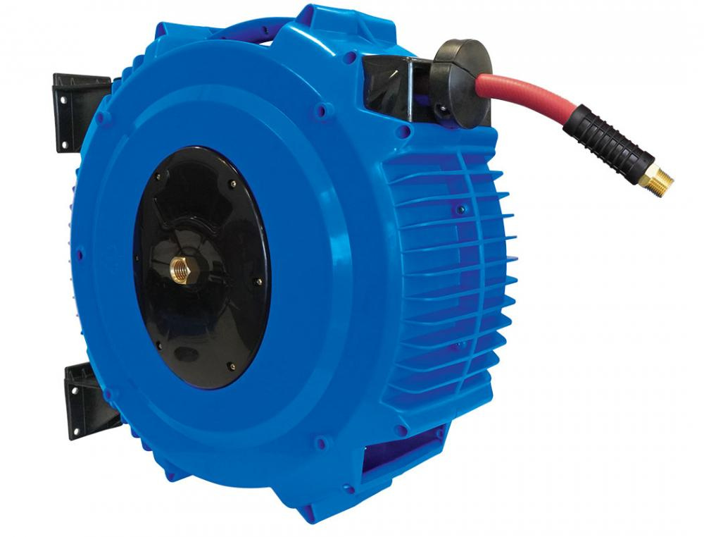 Water Hose Reel With 1/2 I.D. 50 ft. Rubber Hose