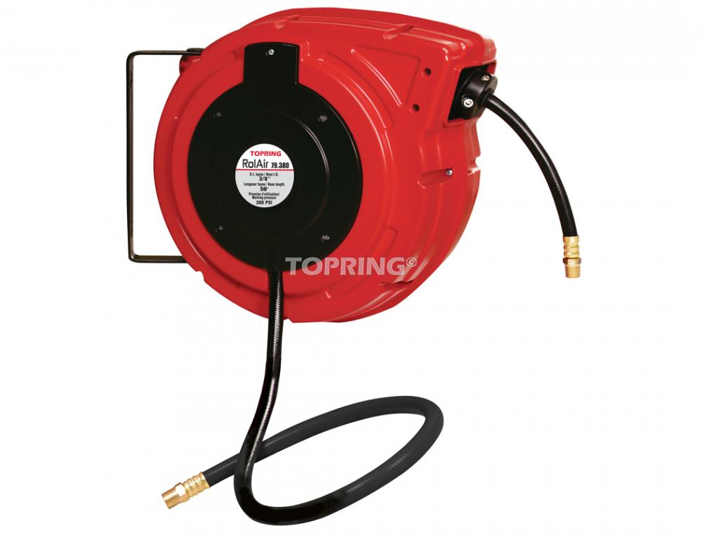 L Hose Reel With 3/8 I.D. 50 ft. PVC Hose