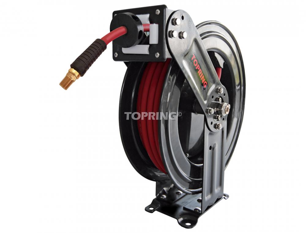 XL Hose Reel With 1/2 I.D. 65 ft. Rubber Hose