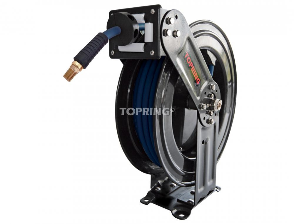 L Hose Reel With 3/8 I.D. 50 ft. Polymer Hose