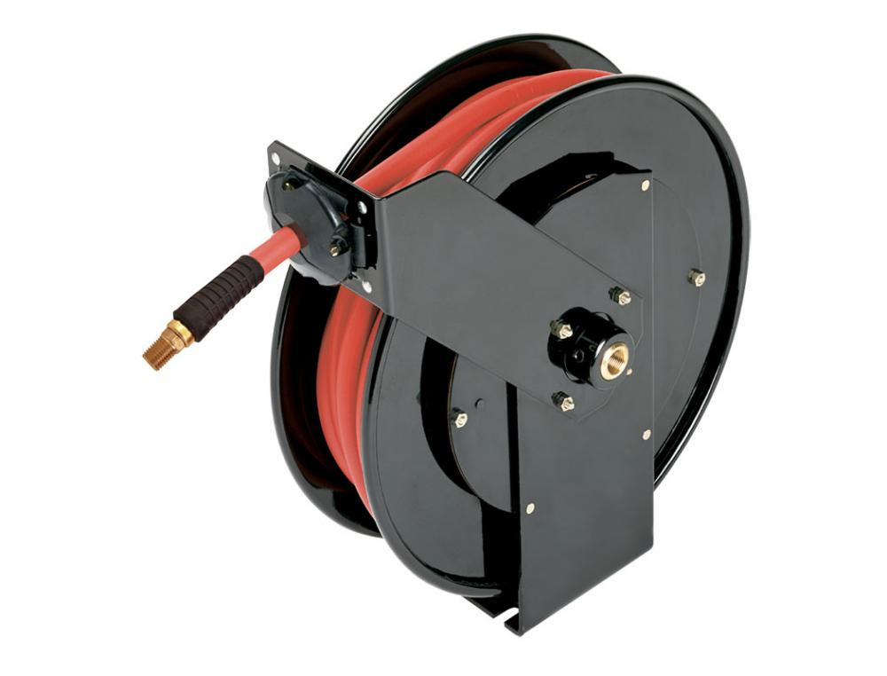 Hose Reel With 3/8 I.D. 25 ft. Rubber Hose