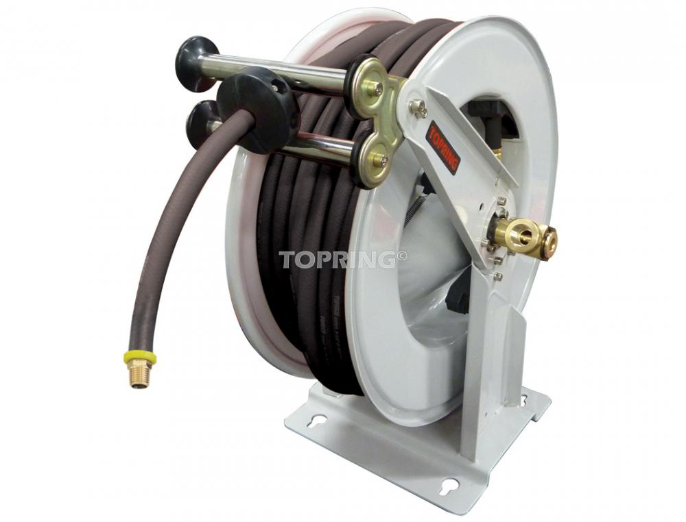 Hose Reel With 1/2 I.D. 100 ft. Rubber Hose