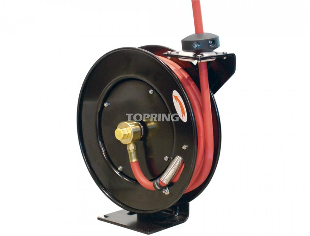Hose Reel With 3/8 I.D. 33 ft. Rubber Hose