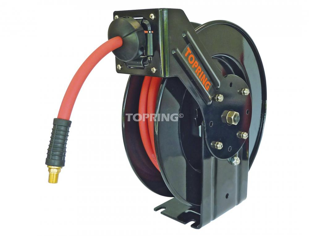 Hose Reel With 3/8 I.D. 25 ft. Rubber Hose