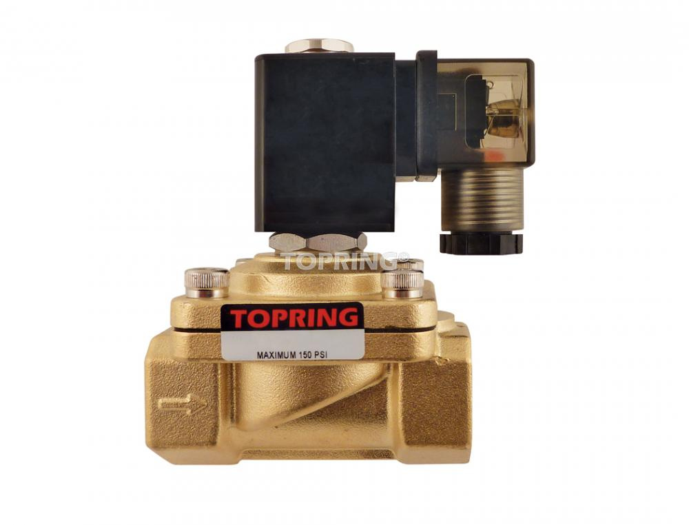 2/2-Way Single Solenoid Valve 24 VDC 3/4 (F) NPT