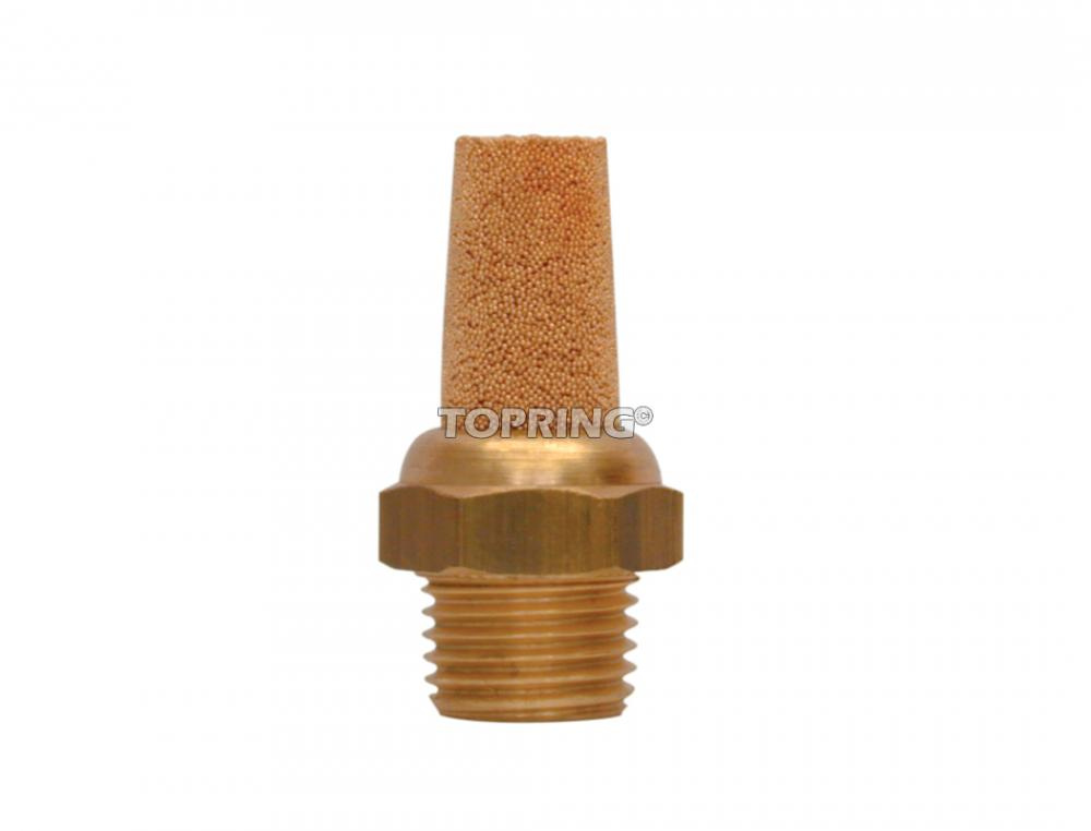 Brass Pneumatic Muffler 1/4 (M) NPT