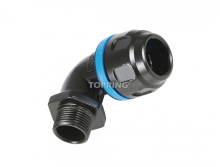 Topring 08.164 - 20 mm to 1/2 (M) NPT Aluminum 90Â° Elbow Adapter S0