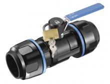Topring 08.426.03 - 63 mm Aluminum Ball Valve With Locking Handle S08