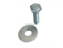 Topring 08.515 - Washer and M8 Hexagonal Bolt for Mounting Bracket S08