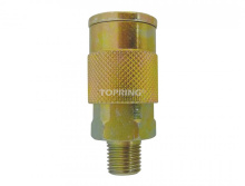 Topring 21.982.02 - 3/8 Industrial Steel Quick Coupler 1/2 (M) NPT