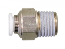 Topring 40.003 - 6 mm Push-to-Connect to 1/4 (M) NPT Adapter
