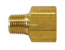 Topring 41.153.05 - Brass Hexagonal Adapter 1/4 (M) to 1/2 (F) NPT