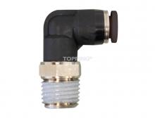 Topring 42.030 - 3/8 in. Push-to-Connect to 1/4 (M) BSPT Elbow Adapter