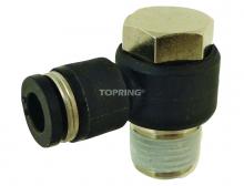 Topring 42.976 - 1/2 in. Push-to-Connect to 1/2 (M) BSPT Banjo Elbow Adapter