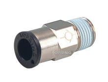 Topring 44.981.05 - 1/8 (M) NPT to 1/4 in. Push-to-Connect Check Valve Adapter