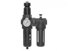 Topring 50.641A - 5 Micron Filter Regulator 30 to 125 PSI and Lubricator 1/2 (F) NPT S50