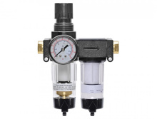 Topring 50.660A - 5 Micron Filter Regulator 0 to 125 PSI and 0.01 Micron Coalescing Filter 1/4 (F) NPT S50