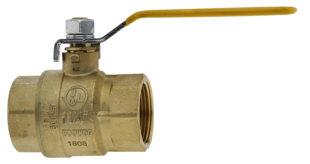 1-1/4" FPT FULL P B.V.-600WOG