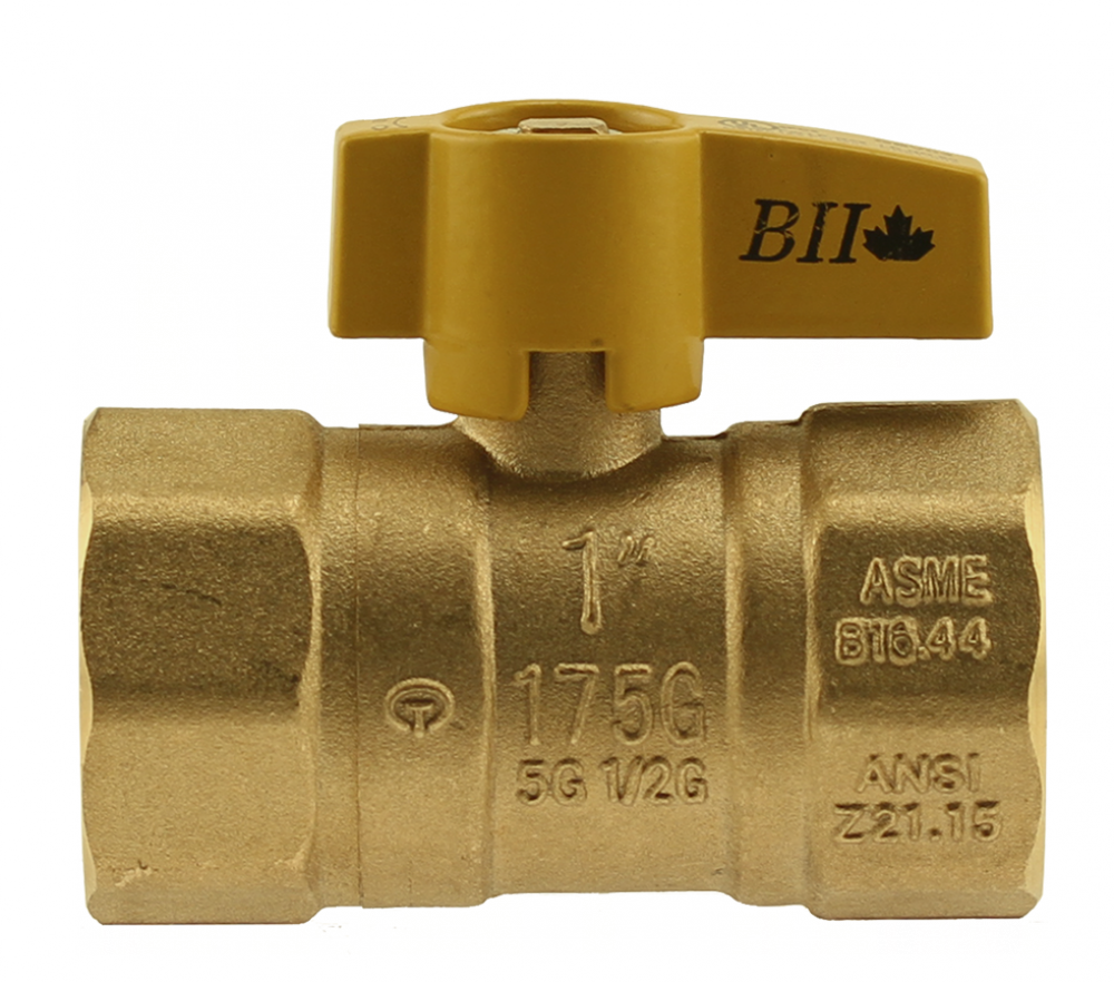 1" COMB. HANDLE GAS BALL VALVE