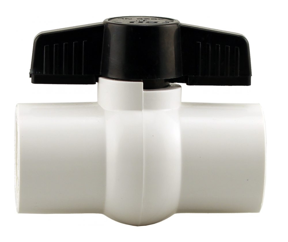 1" SLIP COMPACT PVC BALL V.