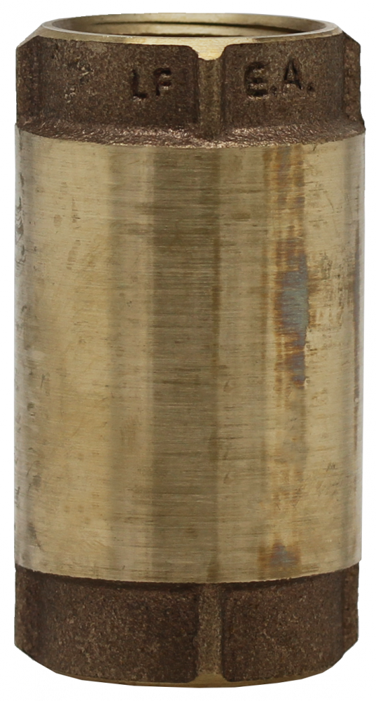 NO LEAD 1" BRONZE CHECK VLV
