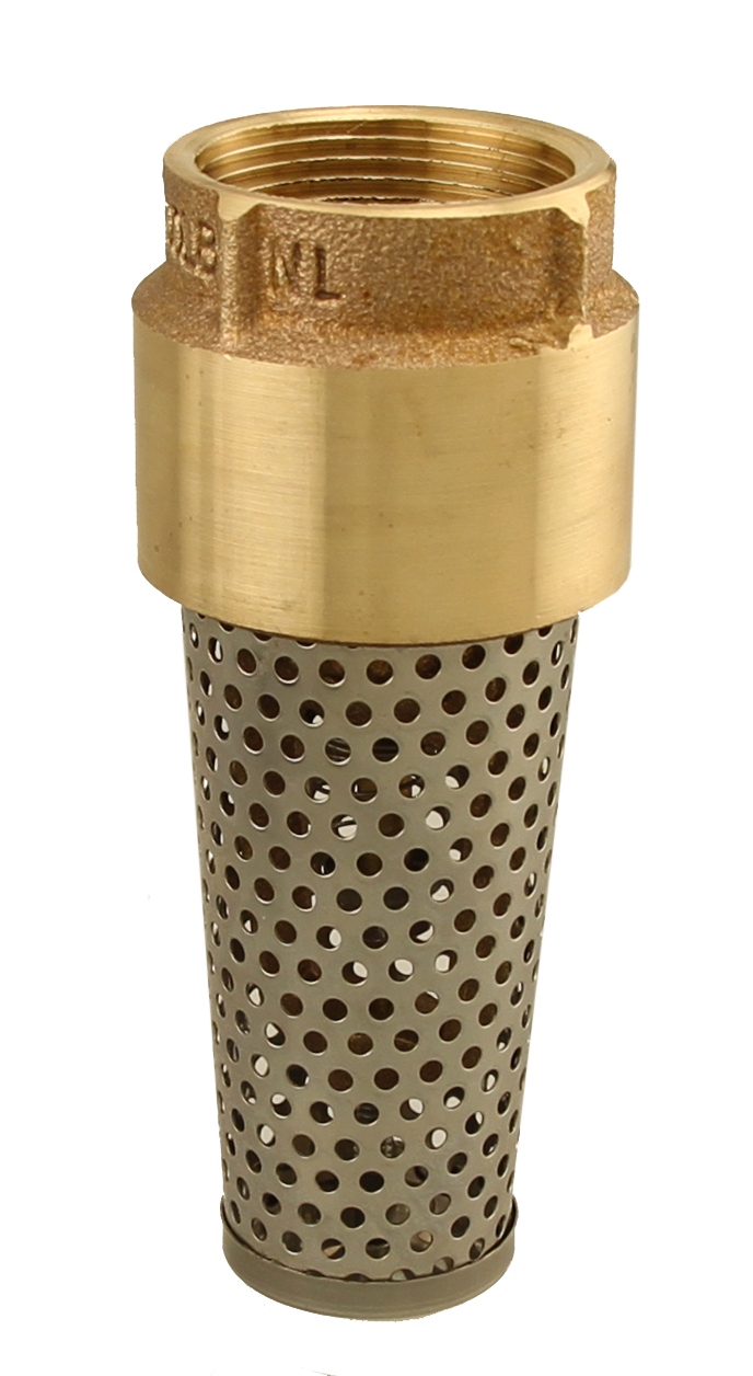 NO LEAD 1-1/4" BRONZE FOOT VLV