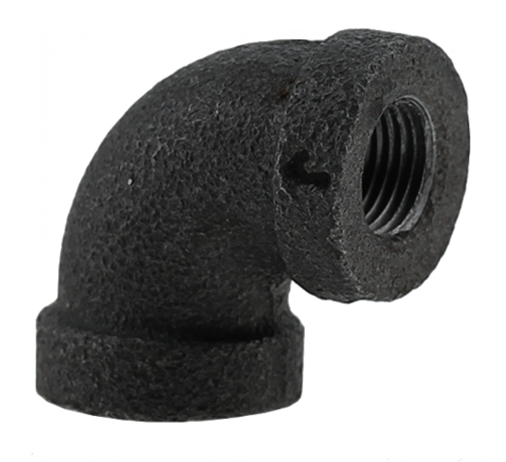 1/8" ELBOW - BLACK