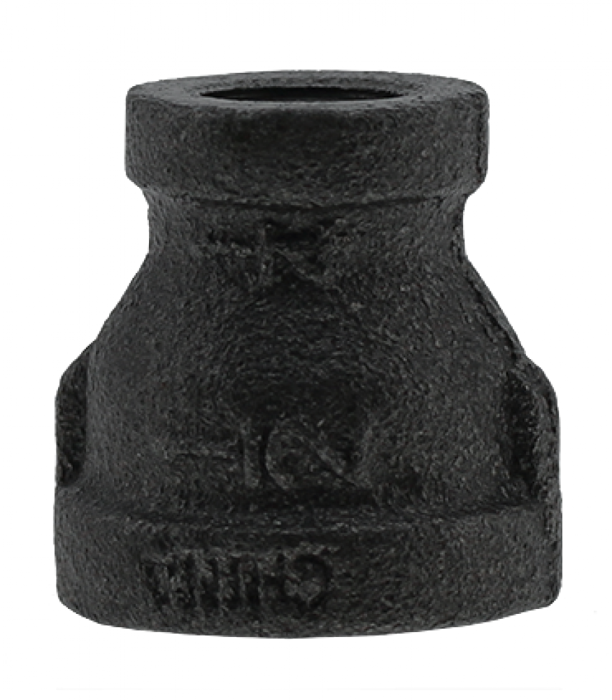 1/2" x 1/4" RED COUPLING-BLACK