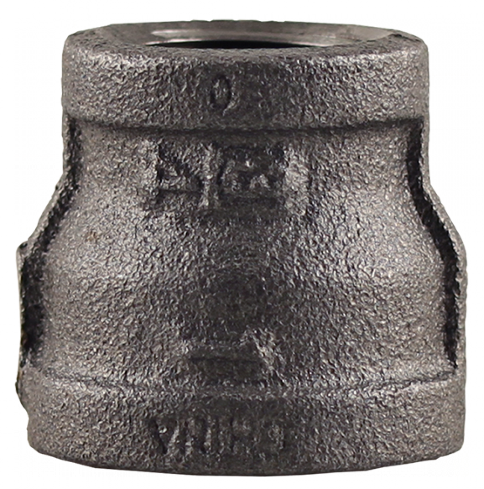 1" x 3/4" RED COUPLING - BLACK