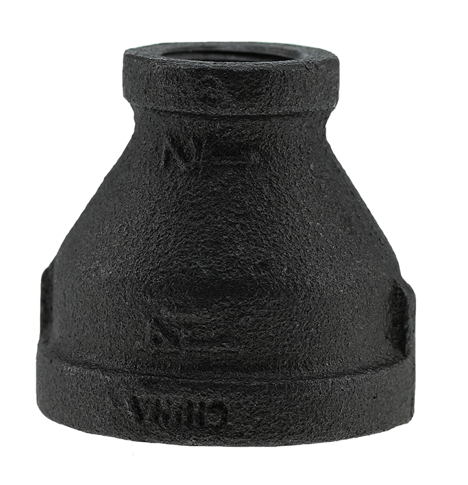 1-1/4" x 1/2" RED COUPL -BLACK