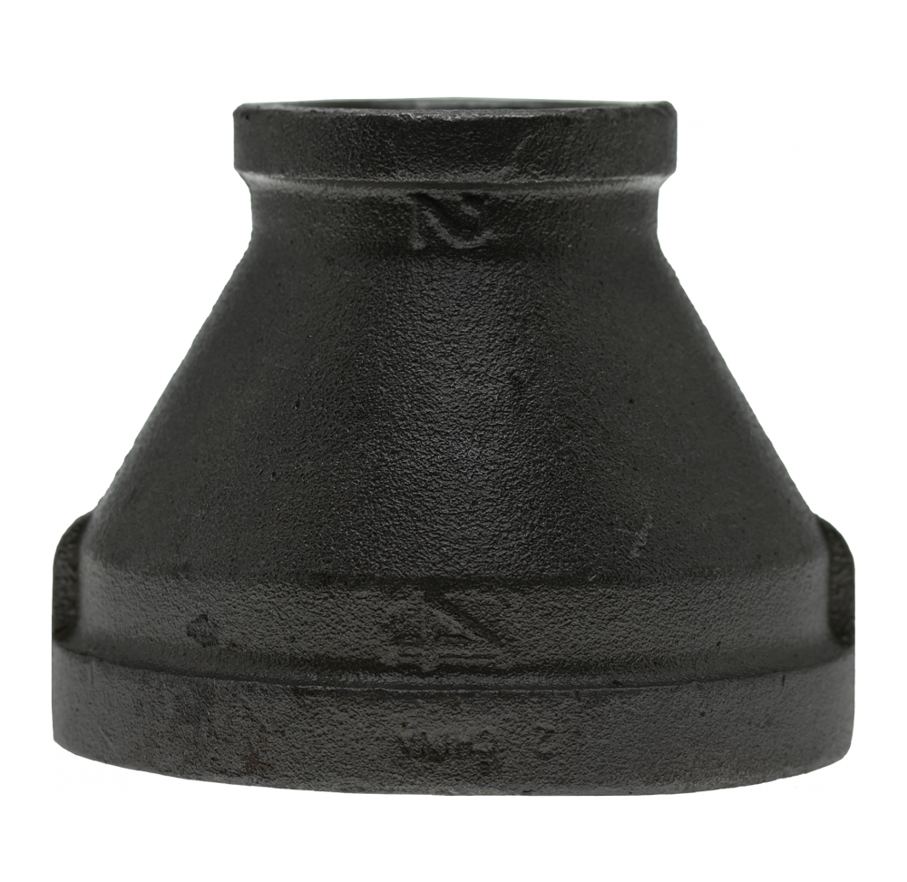 4" x 2" RED COUPLING - BLACK
