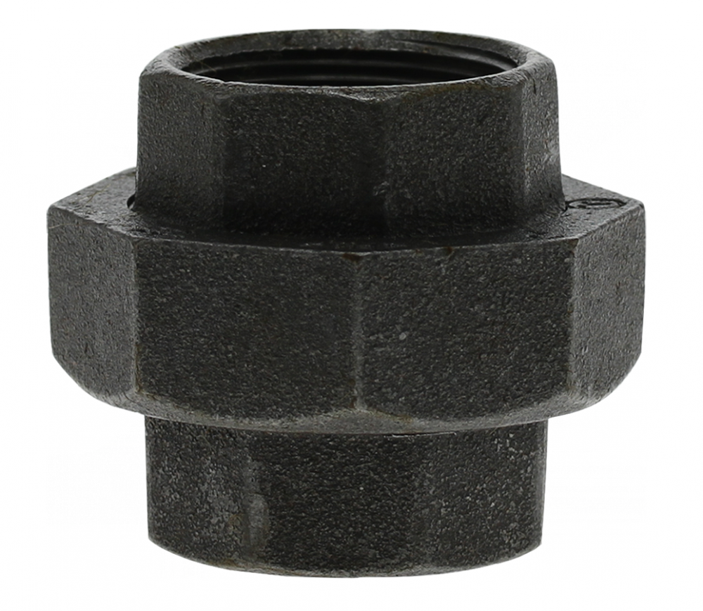 1-1/2" UNION - BLACK