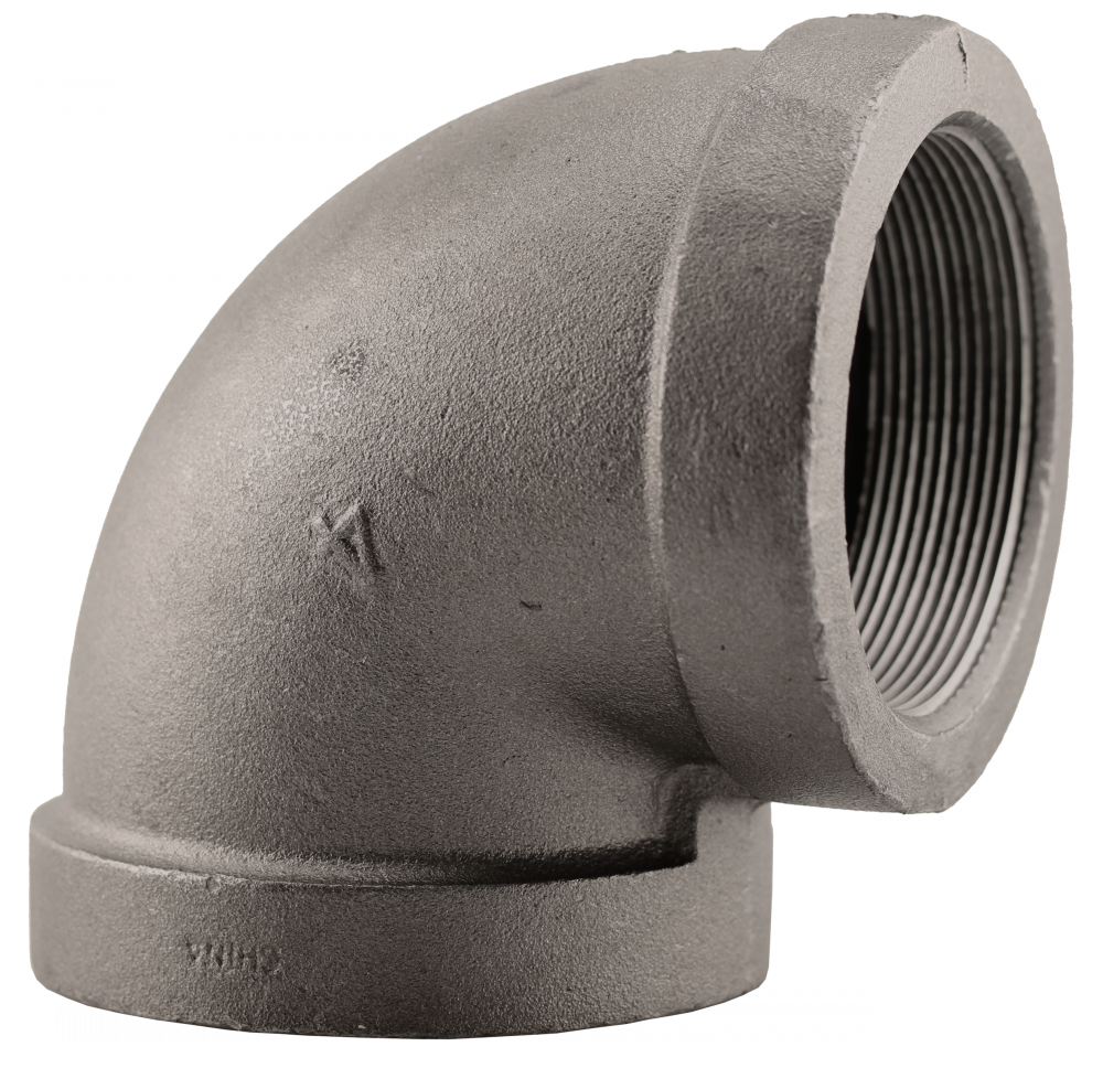 300LB 4" ELBOW - BLACK