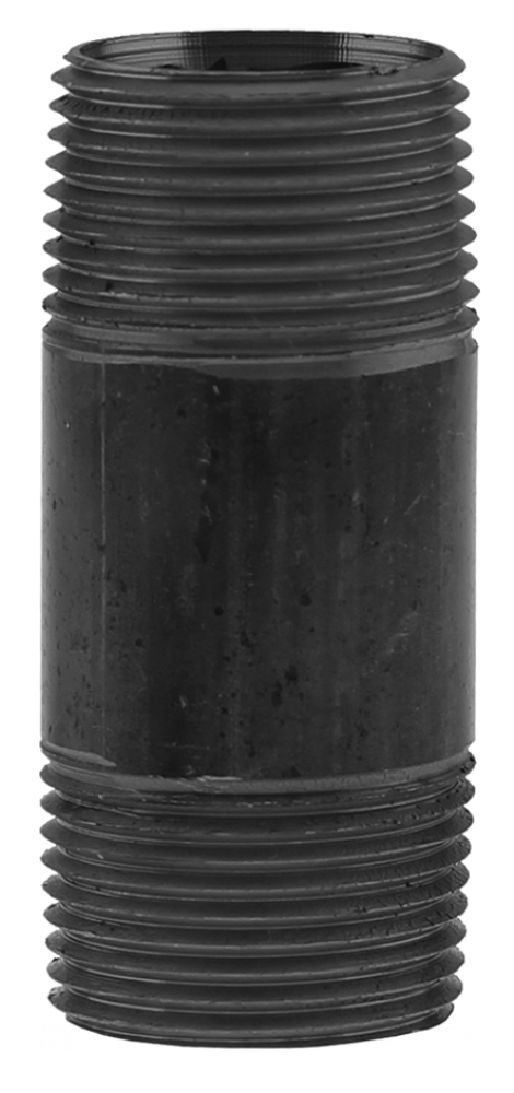 1" x 3" NIPPLE - BLACK