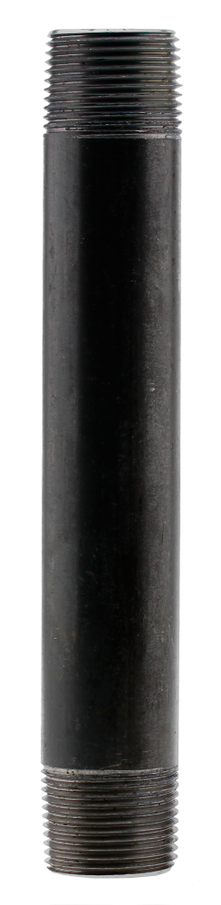 1" x 8" NIPPLE - BLACK