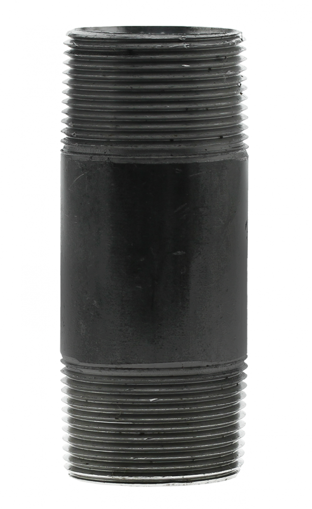 1-1/4" x 4" NIPPLE - BLACK