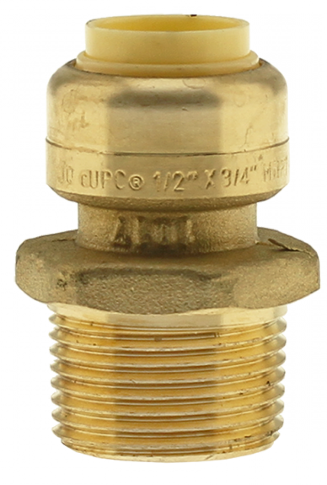NO LEAD 1/2"PFx3/4"MPT ADAPTER
