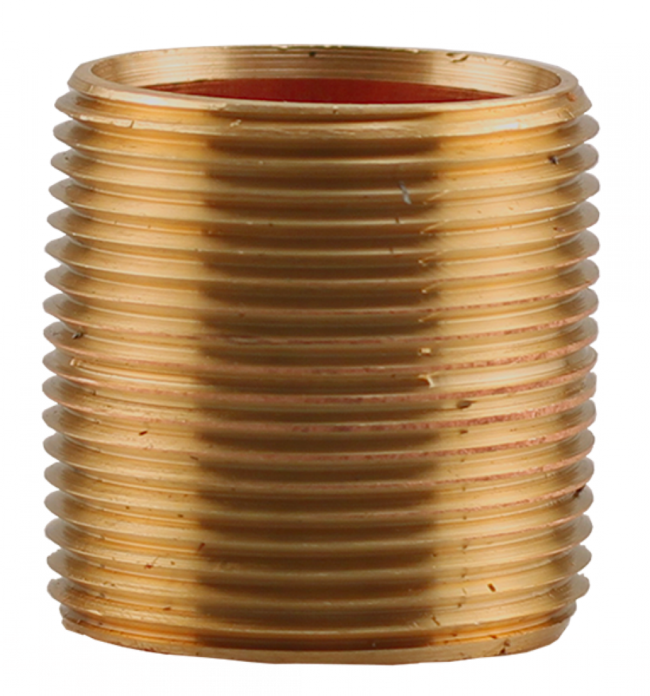1-1/4" x CLOSE R BRASS NIPPLE