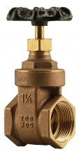 Boshart Industries 0818-12 - 1-1/4" FPT GATE VALVE - 200WOG