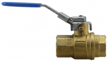 Boshart Industries 0826LH-05 - 1/2" FPT LOCKING BALL VALVE
