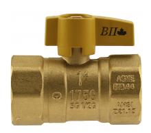 Boshart Industries 0832-10 - 1" COMB. HANDLE GAS BALL VALVE