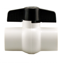 Boshart Industries 0929S-07 - 3/4" SLIP COMPACT PVC BALL V.