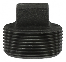 Boshart Industries 2-BLP-12 - 1-1/4" SQ. PLUG - BLACK