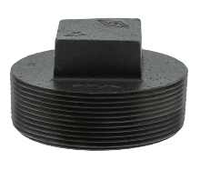 Boshart Industries 2-BLP-40 - 4" SQ. PLUG - BLACK